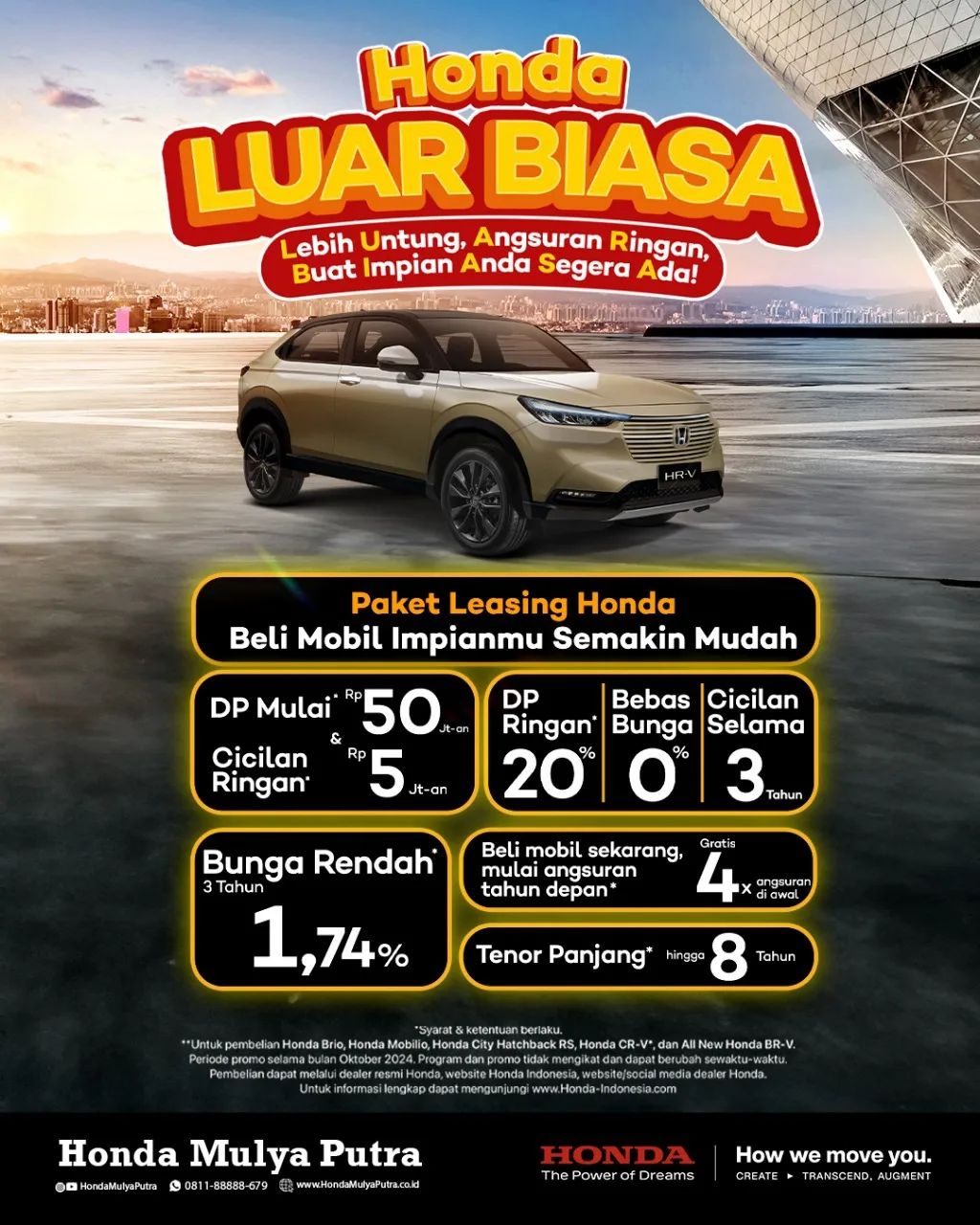 LUAR BIASA! Beli Mobil Honda Impianmu Kini Semakin Mudah