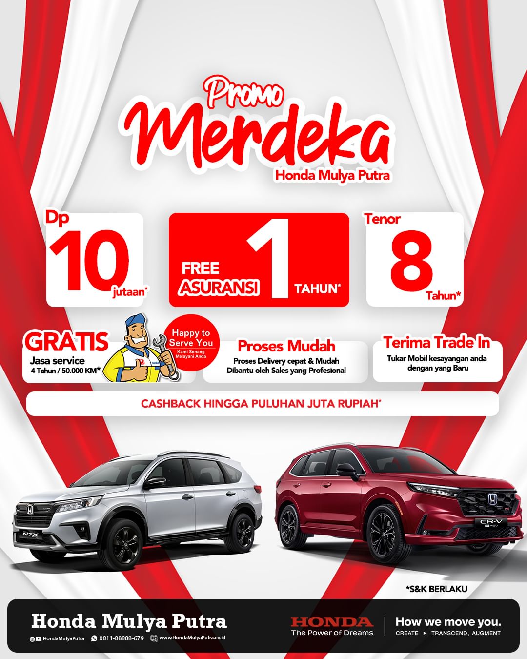 Promo Merdeka di Honda Mulya Putra: Waktunya Ganti Mobil Baru!