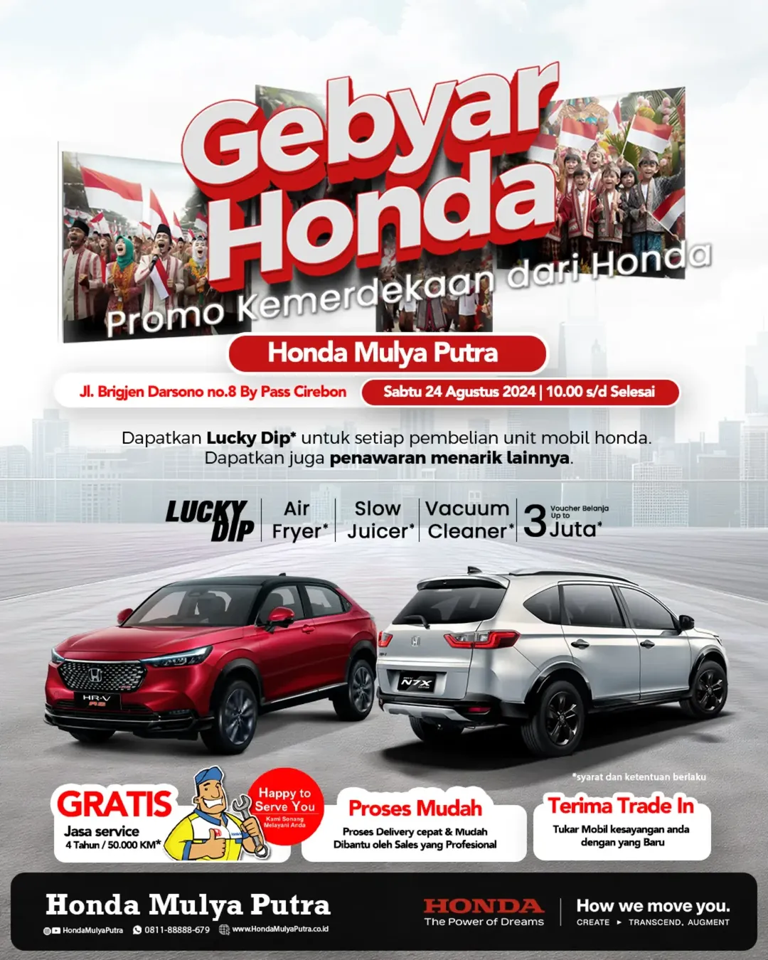 Gebyar Honda: Promo Kemerdekaan dari Honda Mulya Putra - Jangan Lewatkan Kesempatan Emas Ini!